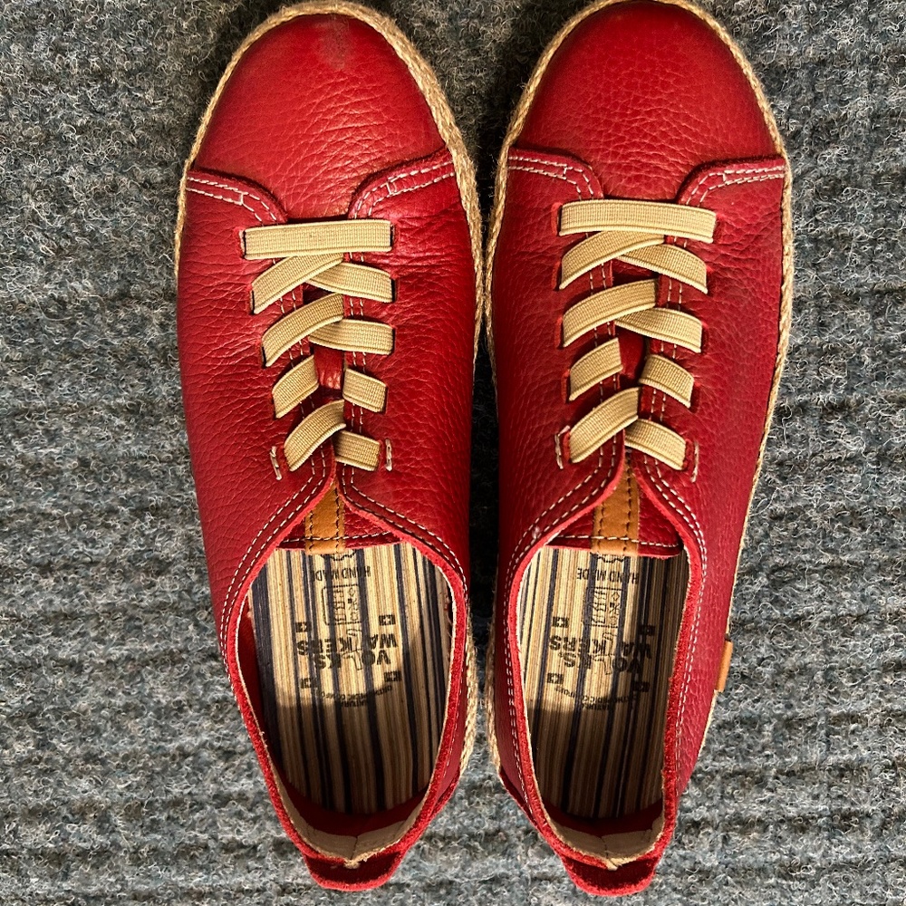 Volks Walker red sneakers